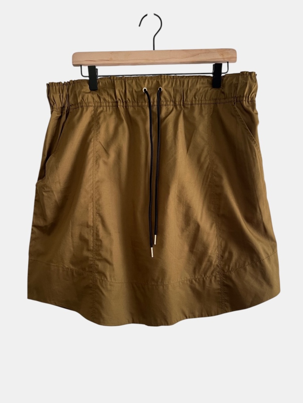 Banana Republic Women’s Size 16 Olive Green Utility Skirt NWOT Drawstring Pocket